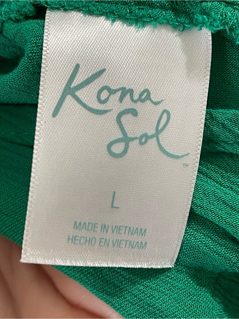 Kona Sol Emerald Green Maxi Dress with Spaghetti Straps - Picture 5 of 6